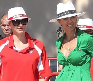 Виктория Боня с княгиней Шарлен. Фото: Instagram.com.