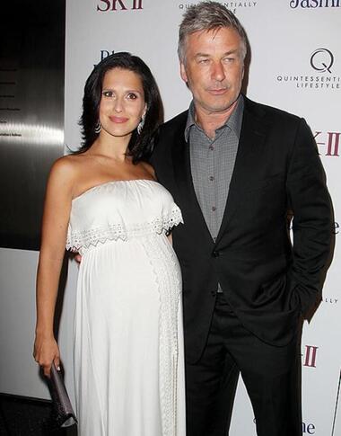 Алек Болдуин и Хилария Томас. Фото: Startracks Photo/Fotodom.ru.