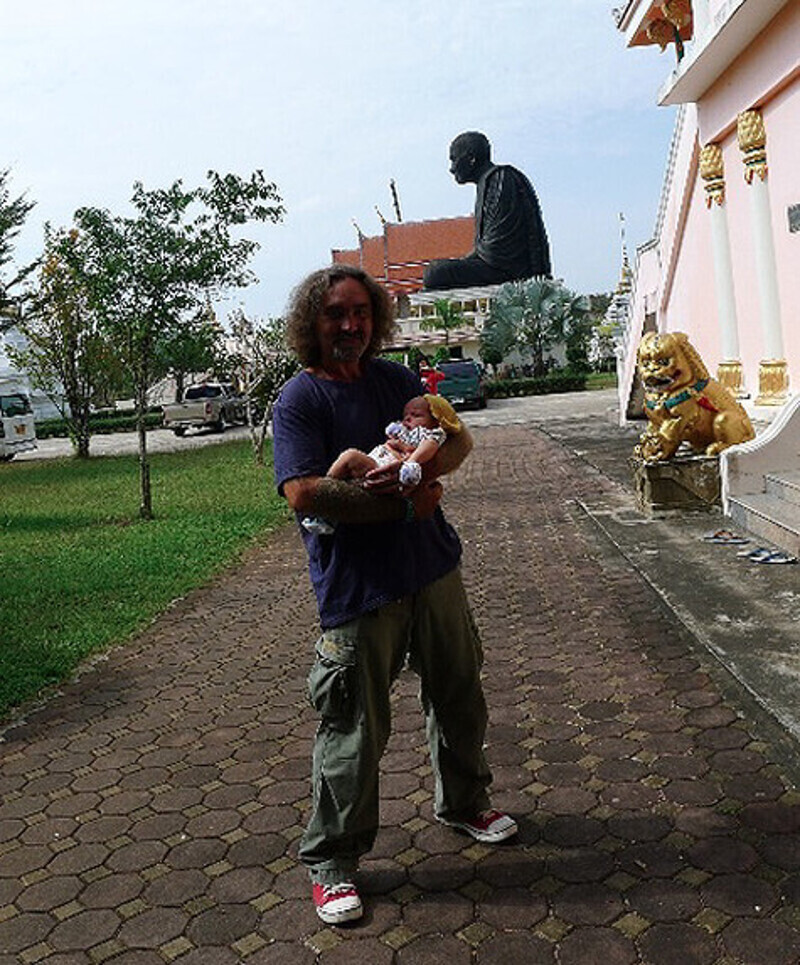 Выяснилось, что Стефан в свои полмесяца тоже любит путешествовать.