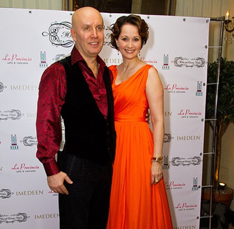 Ольга Кабо со вторым мужем Николаем. Фото: Лилия Шарловская.