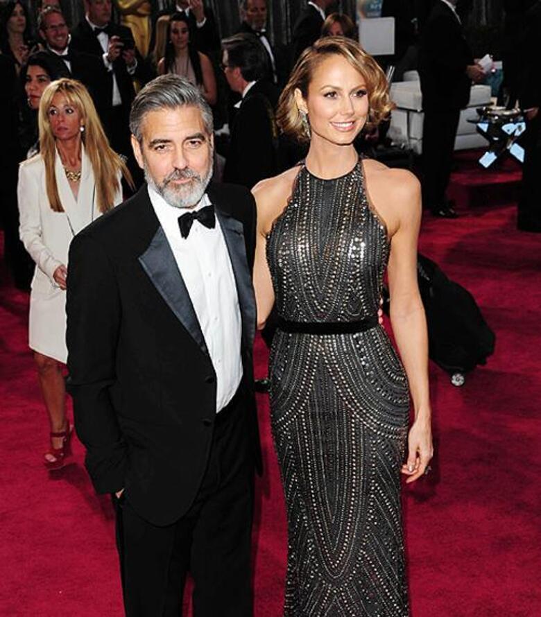 Джордж Клуни и Стейси Киблер. Фото: Startracks Photo/Fotodom.ru.