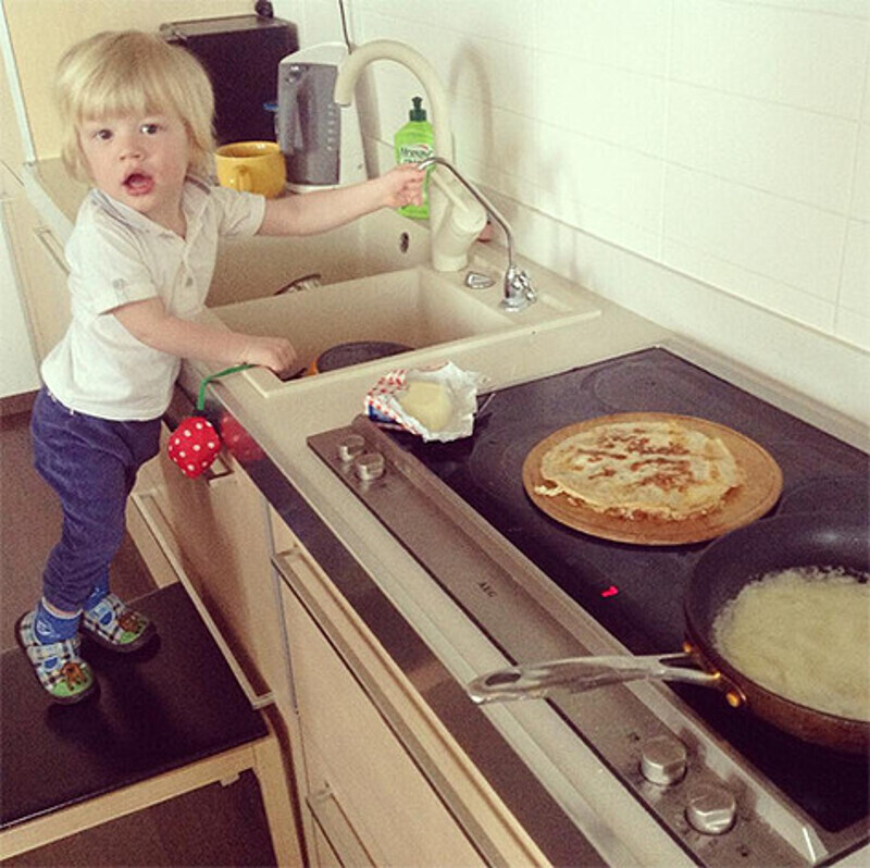 Сын Маши Малиновской Мирон. Фото: Facebook.com.