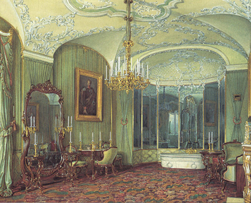 Ванная комната Александры Федоровны. Фото: ГАРФ.