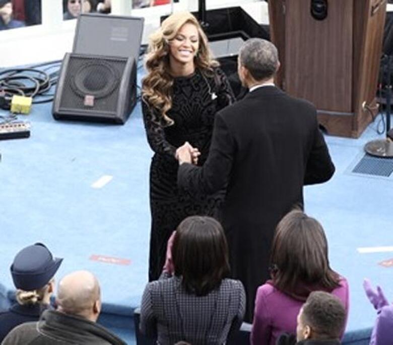 Бейонсе на инаугурации Барака Обамы. Фото: iam.beyonce.com.
