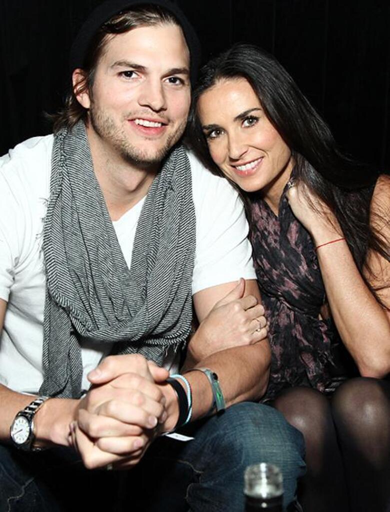 Эштон Катчер и Деми Мур. Фото: Rex Features/Fotodom.ru.