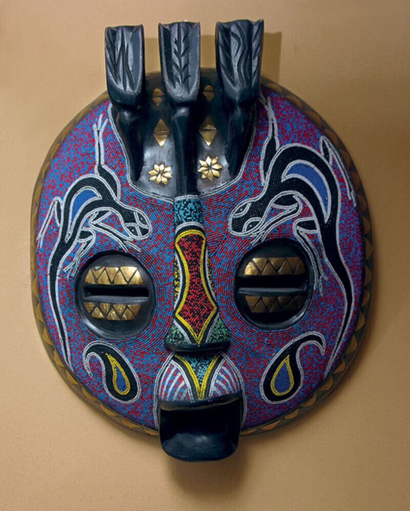 Эффектный экспонат из Кении, с которого началась коллекция телеведущей. Фото: Сергей Козловский.