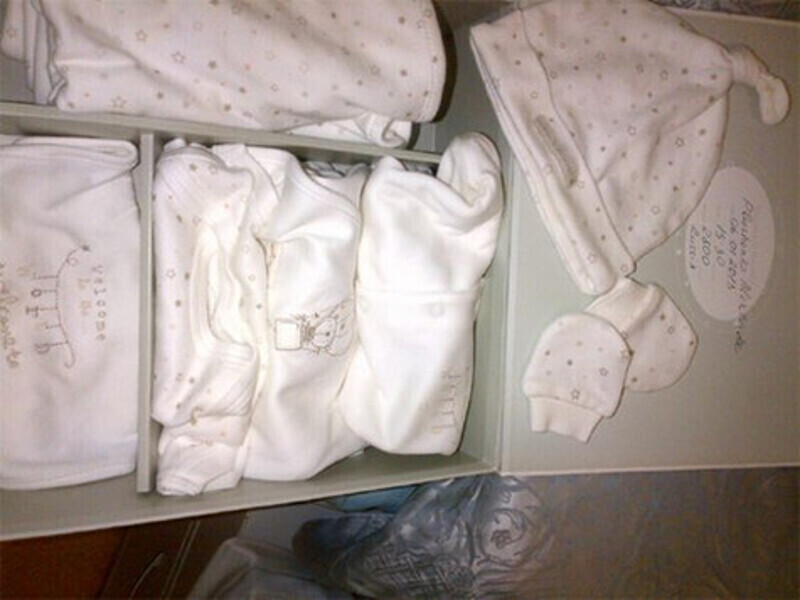 "Наше первое приданное", - написала Яна в микроблоге. Фото: Twitter.com.