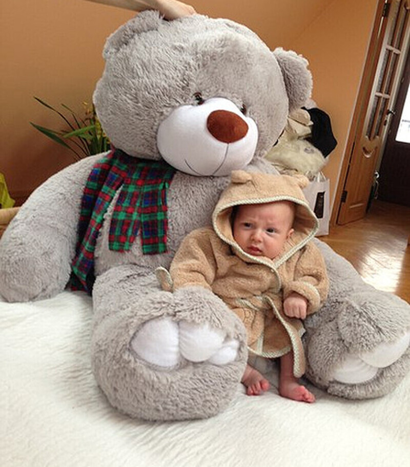 Сын Евгении Феофилактовой и Антона Гусева. Фото: Vk.com.