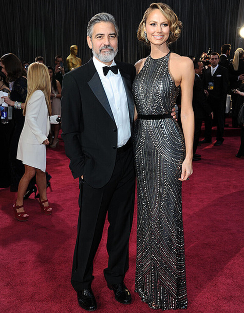 Джорджа Клуни и Стейси Киблер. Фото: Rex Features/Fotodom.ru.