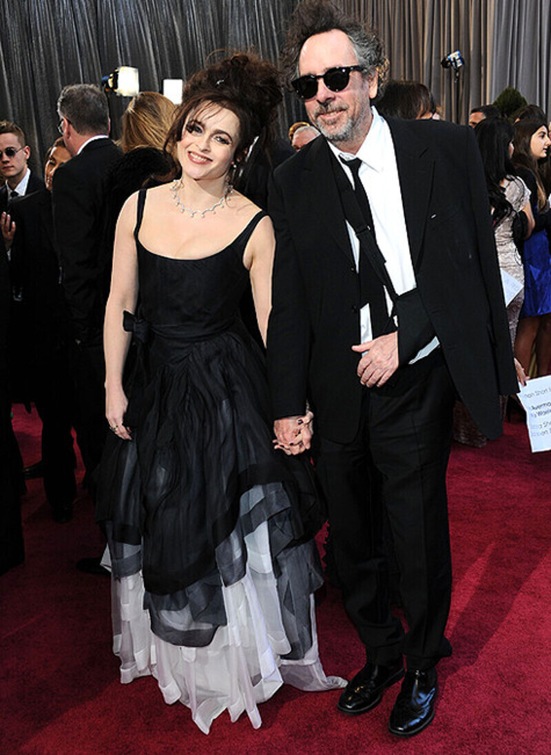 Тим Бертон и Хелена Бонем Картер. Фото: Rex Features/Fotodom.ru.