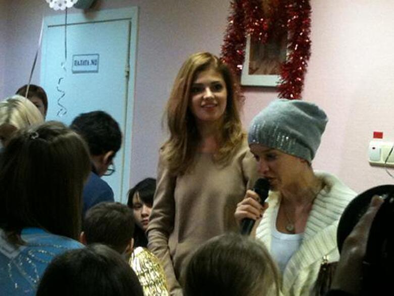 Ксения Бородина поучаствовала в благотворительном утреннике. Фото: Майя Гвилава.