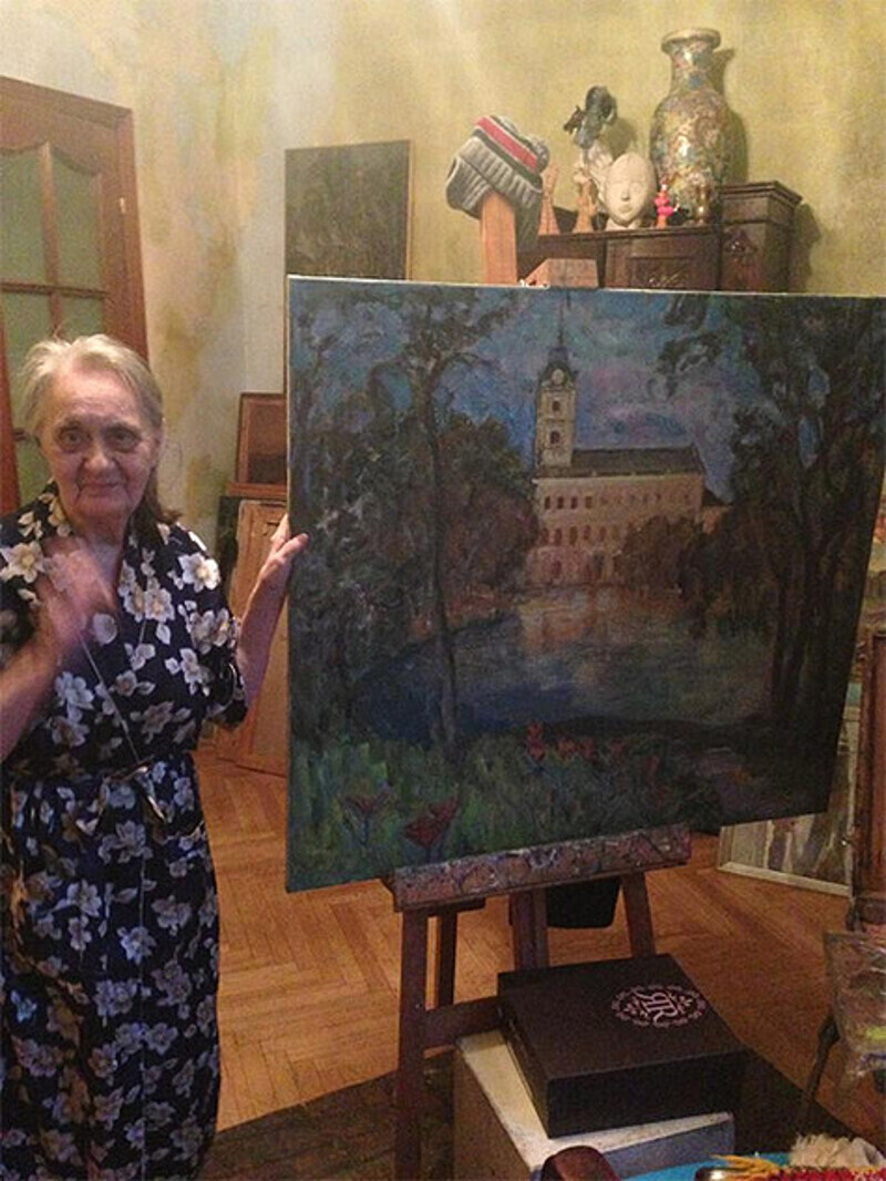 Бабушка Анастасии Стоцкой. Фото: Twitter.com.