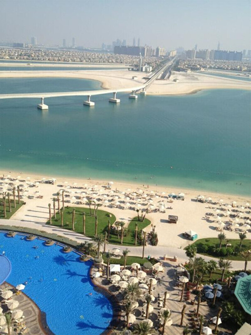 Вот такой вид открывался из окна Бородиной. Фото: Twitter.com.