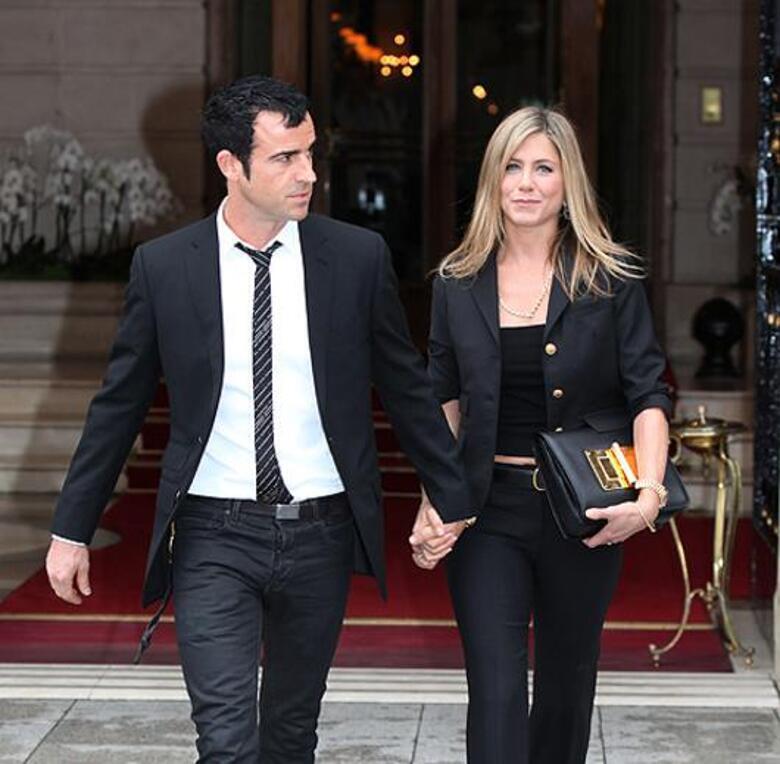 Дженнифер Энистон и Джастин Теру. Фото: Sipa Press.