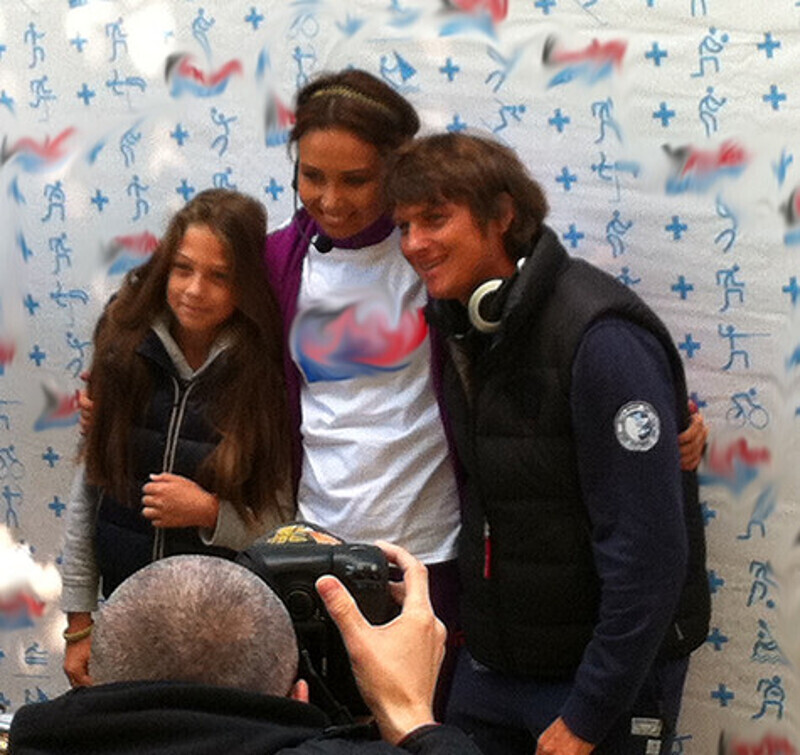 Ляйсан Утяшева на зарядке в "Сокольниках". Фото: Майя Гвилава.