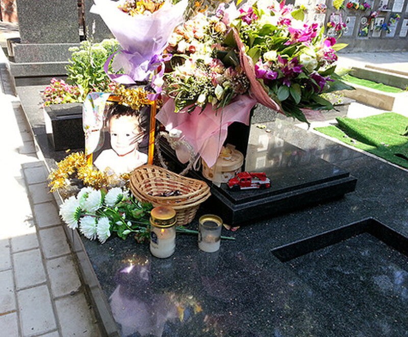 Могила Елизаветы-Виктории. Фото из семейного архива.