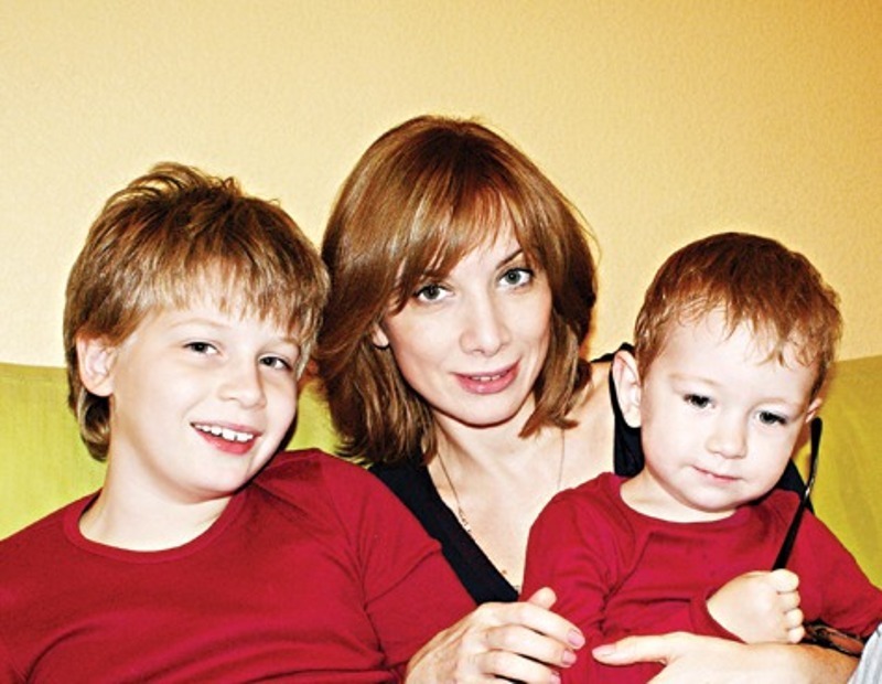 У Дарьи двое сыновей – девятилетний Георгий и двухлетний Алишер. Знаменитую фамилию не унаследовал пока никто. Фото из личного архива Дарьи Юрской.