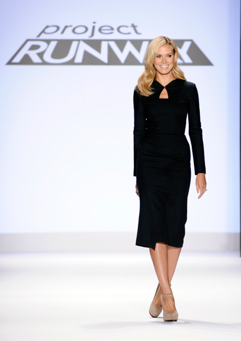 Ведущая оригинальной версии, модель Хайди Клум.