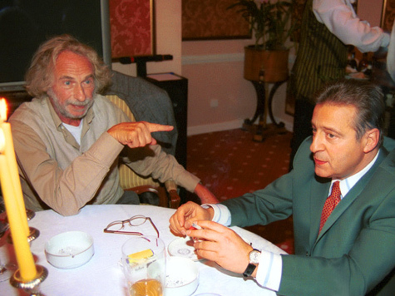 На сцене Театра эстрады, которым руководит Хазанов, выступали многие знаменитости. В том числе и Пьер Ришар.