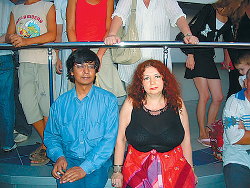 Феминистка Мария Арбатова ужилась с индусом.