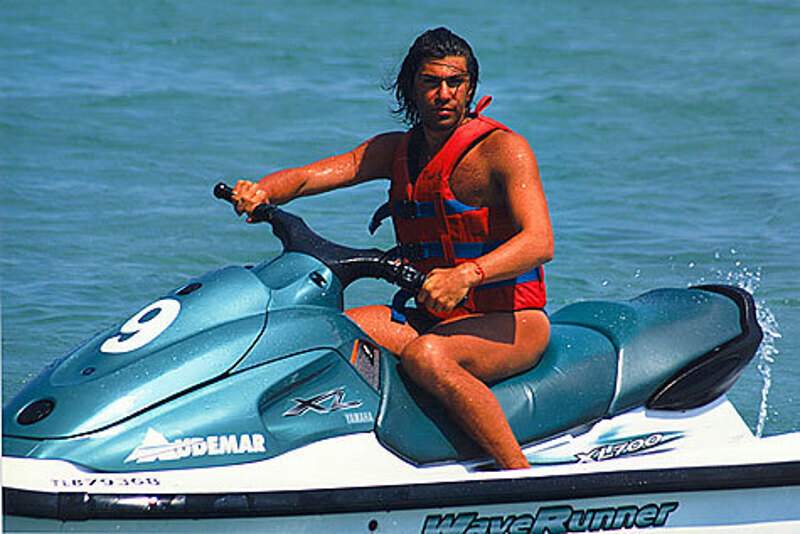 На отдыхе в Сен-Тропе.
