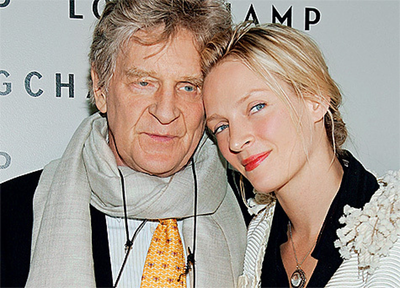 Отец Умы Роберт Турман – в прошлом буддийский монах и близкий друг далай-ламы.