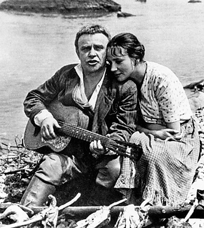 На съемках фильма "Докер", 1973 г.