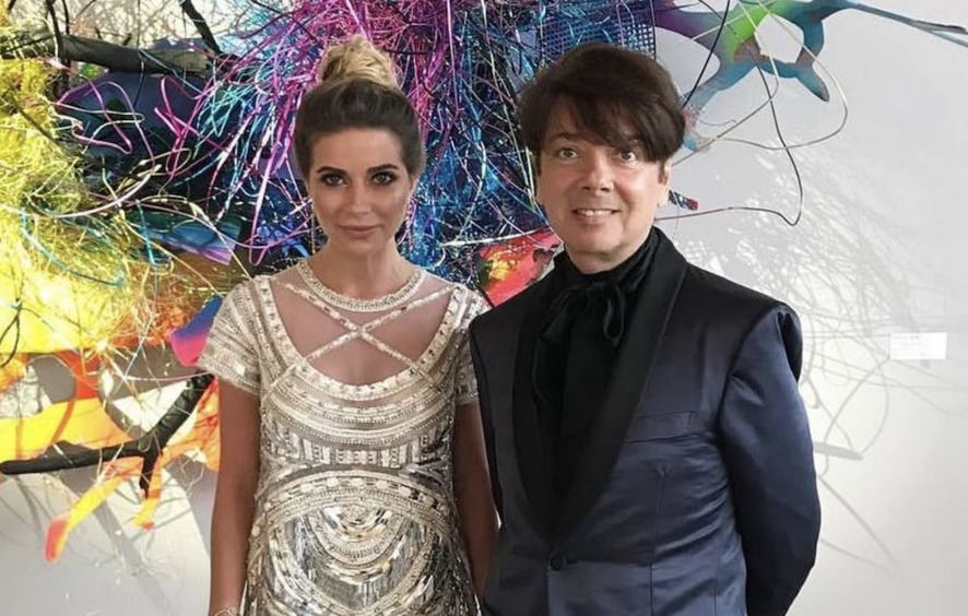 Валентин Юдашкин с дочерью Галиной