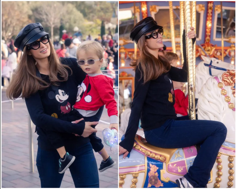 Пэрис Хилтон прибыла в&nbsp;Диснейленд в&nbsp;темном парике в&nbsp;целях конспирации