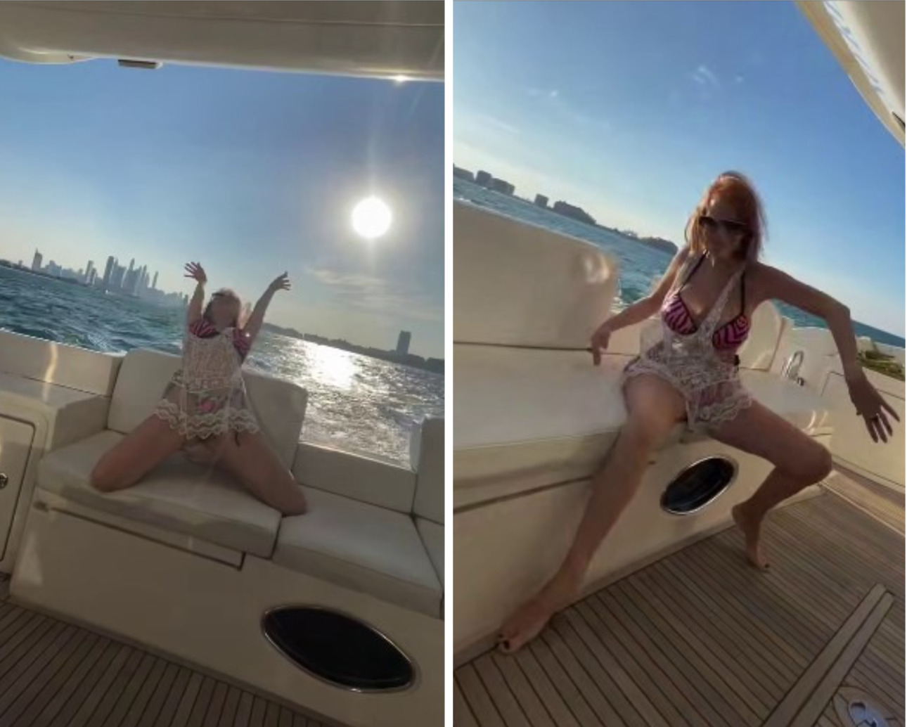 Дикие танцы Натальи Штурм на&nbsp;яхте вызвали недоумение в&nbsp;соцсетях