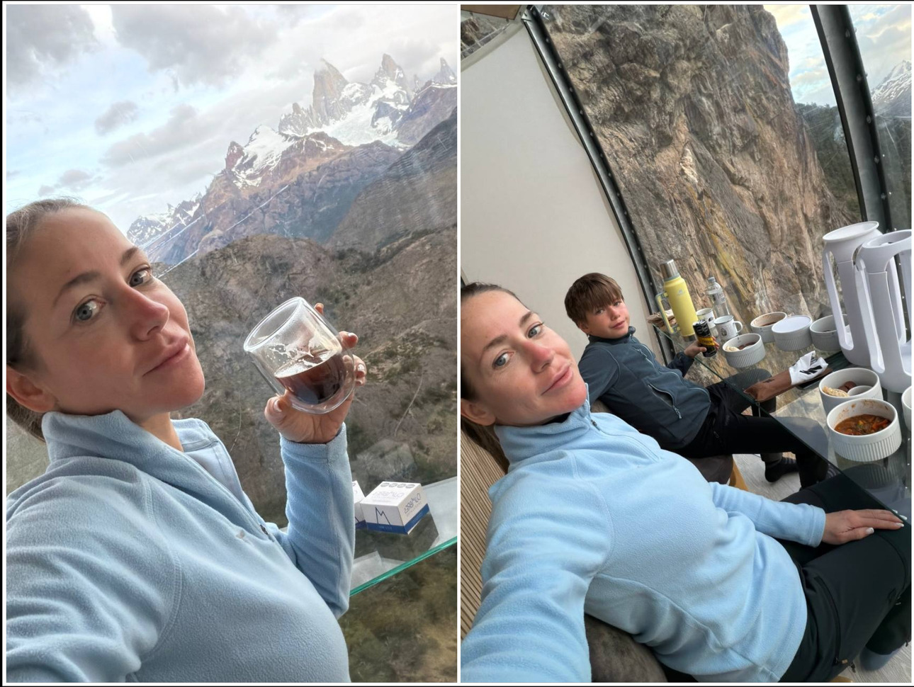 Юлия Барановская показала отдых в&nbsp;прозрачном отеле-капсуле на&nbsp;скалах