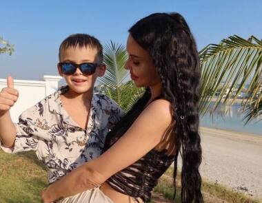 37-летняя Оксана Самойлова и 40-летний Джиган отмечают день рождения сына - Давиду,исполнилось 6 лет