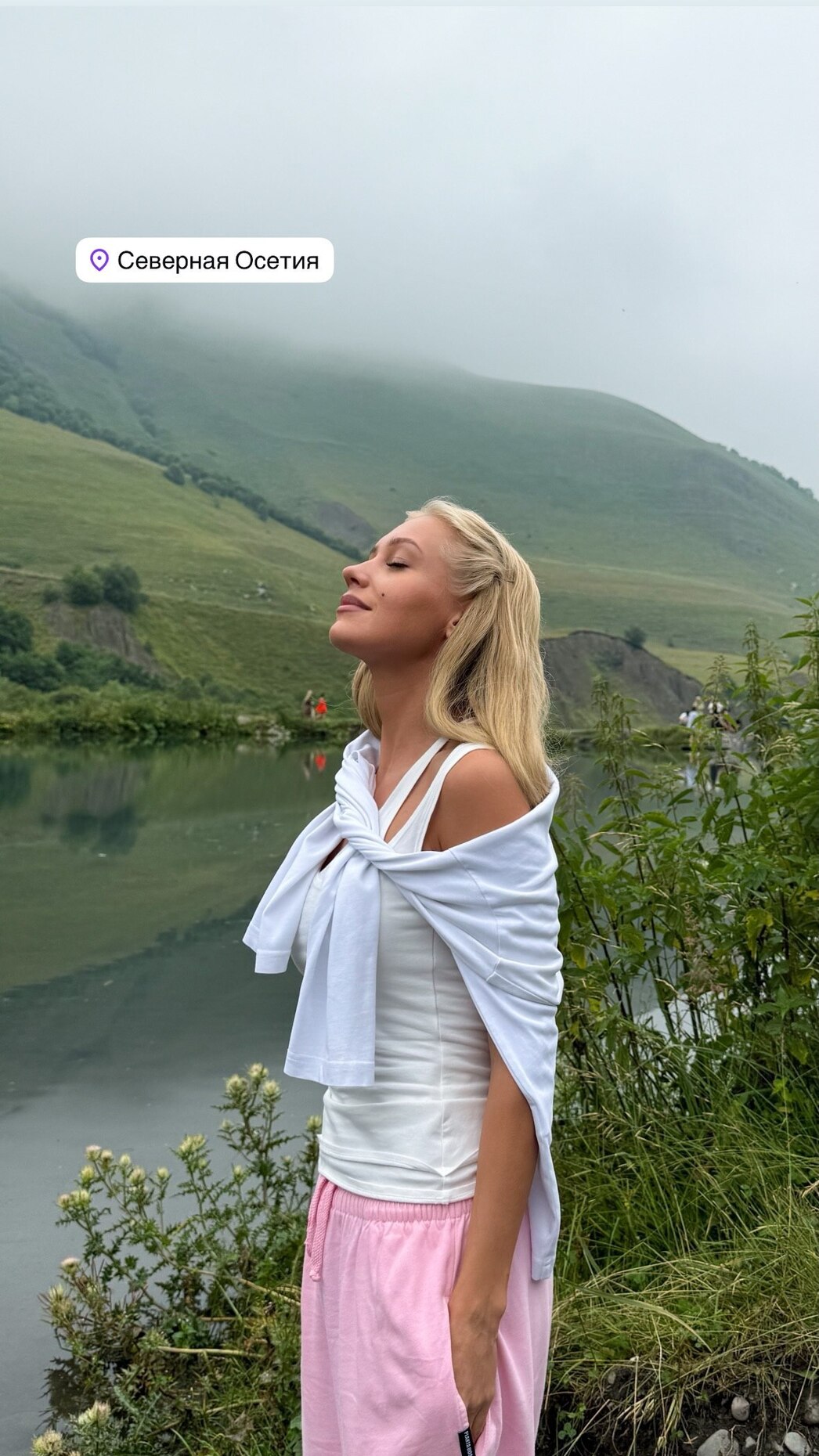 Кристина Асмус в Северной Осетии